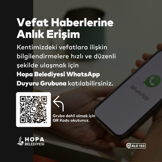 📢 Vefat Haberlerine Anlık Erişim