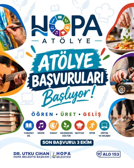 Hopa Atölye başlıyor!🌿